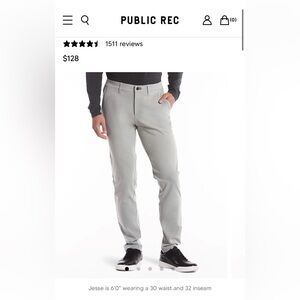 Public Rec Gamechanger Pants 40x30